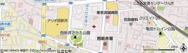東京都足立区西新井栄町1丁目18周辺の地図