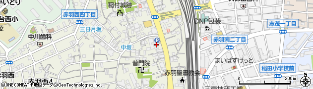 東京都北区赤羽西2丁目8周辺の地図