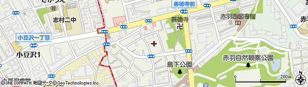 東京都北区赤羽西6丁目14周辺の地図