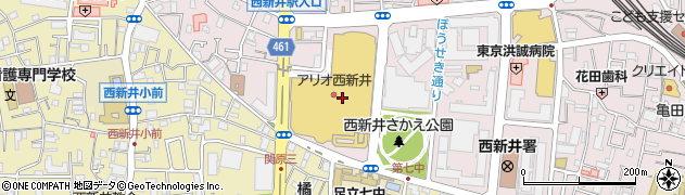 ライトオンアリオ西新井店周辺の地図