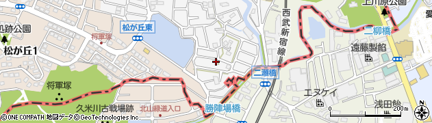 埼玉県所沢市久米24周辺の地図
