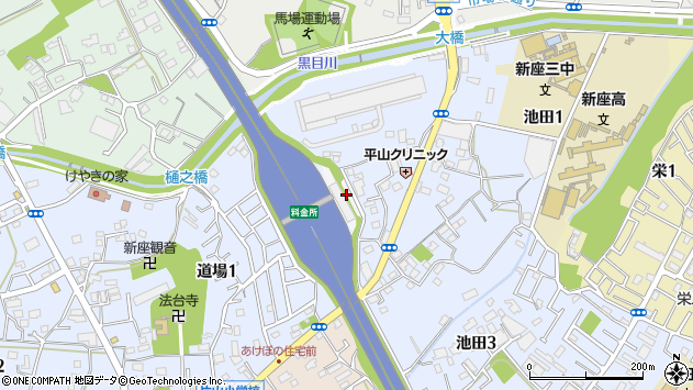 〒352-0025 埼玉県新座市片山の地図