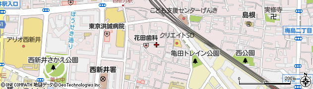 東京都足立区西新井栄町1丁目11-4周辺の地図