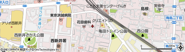 東京都足立区西新井栄町1丁目11-2周辺の地図