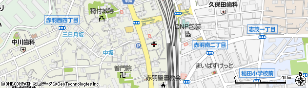 東京都北区赤羽西2丁目6周辺の地図