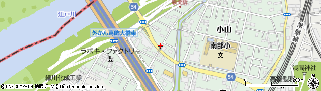 千葉県松戸市小山358-1周辺の地図