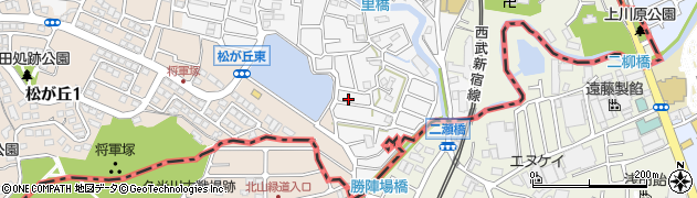 埼玉県所沢市久米26周辺の地図