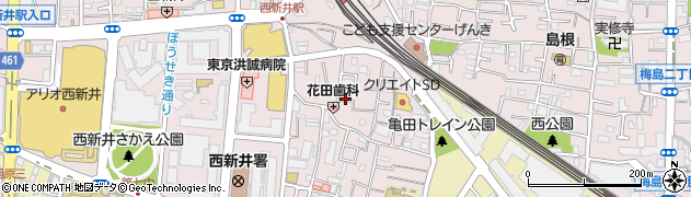 東京都足立区西新井栄町1丁目11-5周辺の地図