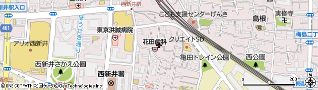 東京都足立区西新井栄町1丁目11-6周辺の地図