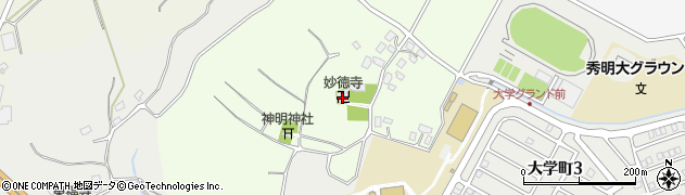 妙徳寺周辺の地図