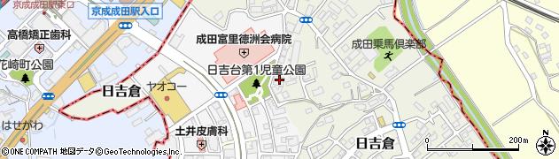 成田パークヒルズホテル周辺の地図