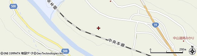 長野県木曽郡上松町小川1975周辺の地図