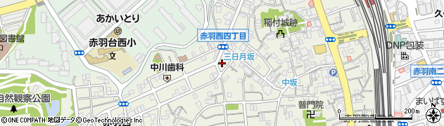 東京都北区赤羽西4丁目23-6周辺の地図