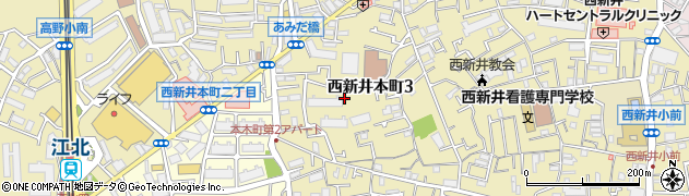 都営西新井第３アパート周辺の地図