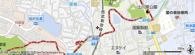 埼玉県所沢市久米351周辺の地図