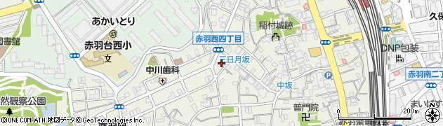 東京都北区赤羽西4丁目23周辺の地図