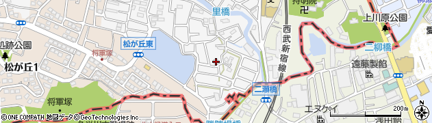 埼玉県所沢市久米33周辺の地図