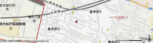 中ノ峠公園周辺の地図