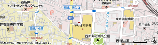 東京都足立区西新井栄町1丁目21-12周辺の地図