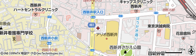 東京都足立区西新井栄町1丁目21-3周辺の地図