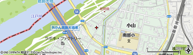 千葉県松戸市小山336周辺の地図