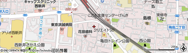 東京都足立区西新井栄町1丁目11-9周辺の地図