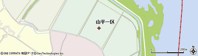 千葉県印西市山平一区周辺の地図