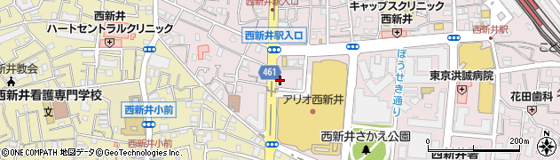 東京都足立区西新井栄町1丁目21-6周辺の地図