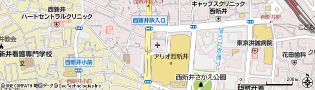 東京都足立区西新井栄町1丁目21周辺の地図