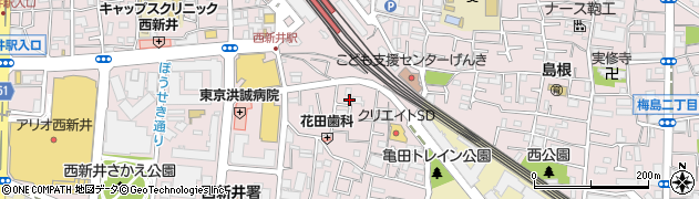 東京都足立区西新井栄町1丁目11-10周辺の地図