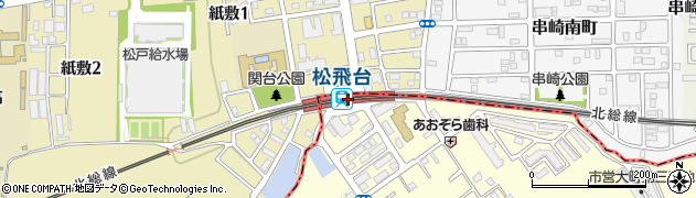 千葉県市川市周辺の地図