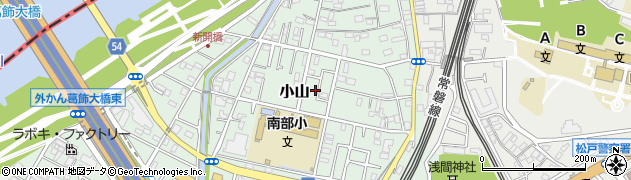 千葉県松戸市小山198周辺の地図