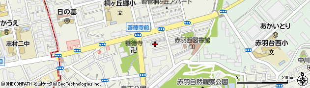 東京都北区赤羽西5丁目12周辺の地図