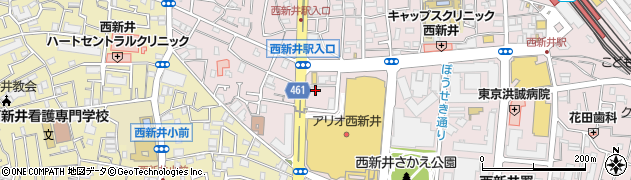 東京都足立区西新井栄町1丁目21-8周辺の地図