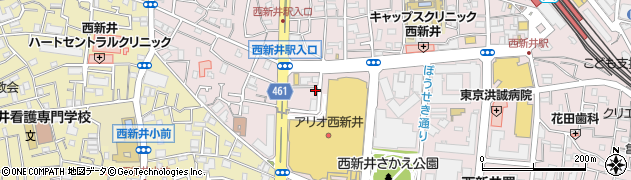 東京都足立区西新井栄町1丁目21-11周辺の地図