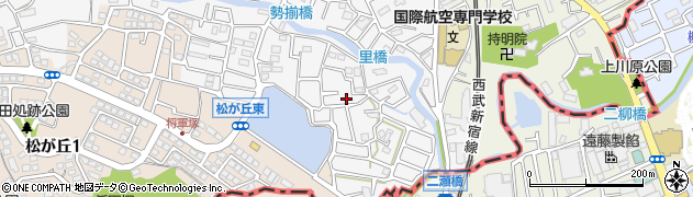 埼玉県所沢市久米55周辺の地図