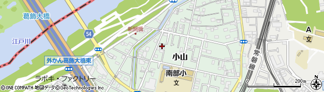 千葉県松戸市小山210周辺の地図