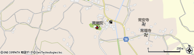 萬蔵院周辺の地図