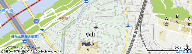 千葉県松戸市小山202周辺の地図