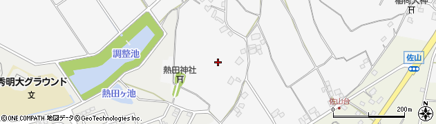 千葉県八千代市佐山周辺の地図