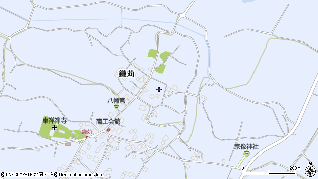 〒270-1613 千葉県印西市鎌苅の地図