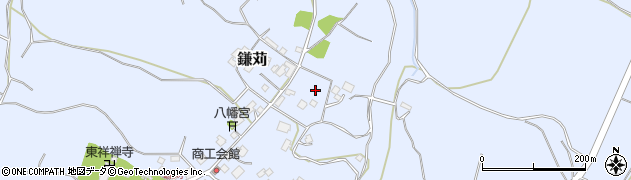 千葉県印西市鎌苅周辺の地図