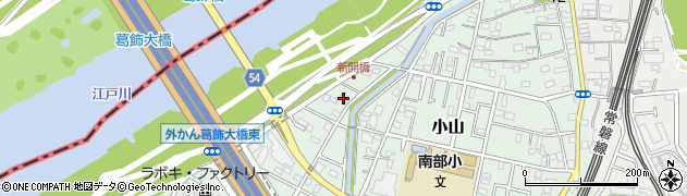 千葉県松戸市小山320周辺の地図