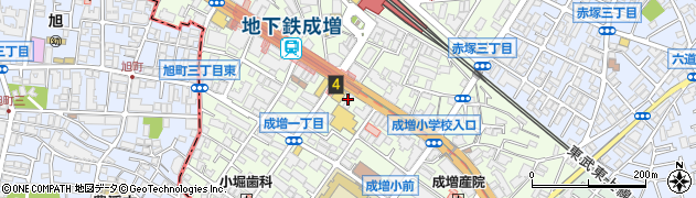 アフラックサービスショップ成増駅前店周辺の地図