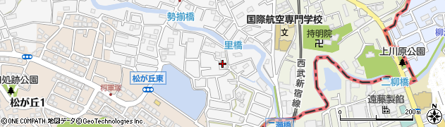 埼玉県所沢市久米53周辺の地図