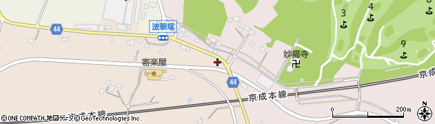 千葉県成田市吉倉880周辺の地図