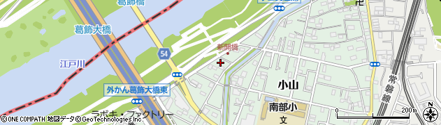 千葉県松戸市小山320-2周辺の地図