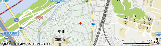 千葉県松戸市小山272周辺の地図