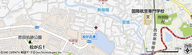 埼玉県所沢市久米88周辺の地図