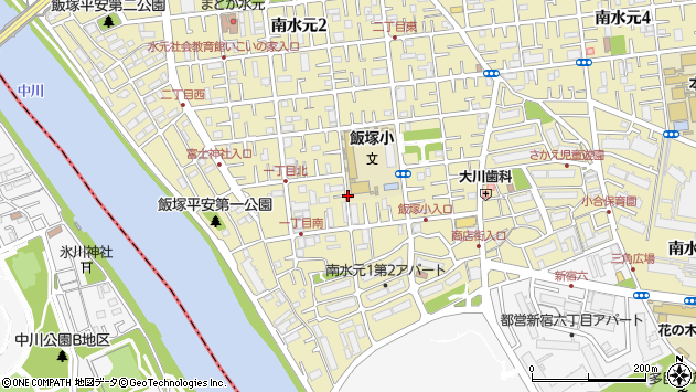 〒125-0035 東京都葛飾区南水元の地図